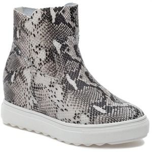 J/Slides Posh Snake Hidden Wedge Sneaker NEW 7.5